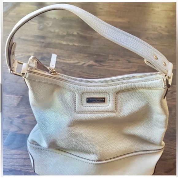 KATE SPADE Elegant Cream White HOBO Leather Shoulder Bag - Picture 2 of 9